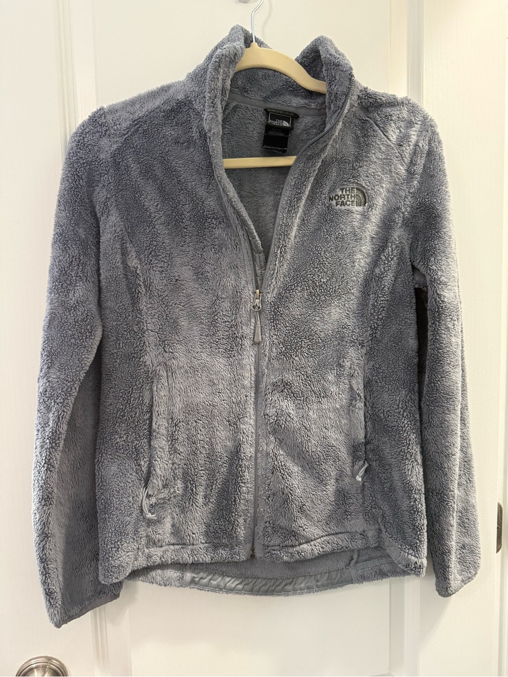 The North Face Women's Plush Fleece Jacket in Gray